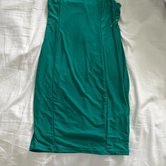 Turquoise mini dress - Picture 2 of 8